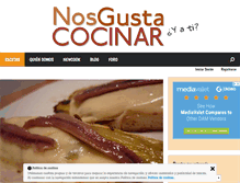 Tablet Screenshot of nosgustacocinar.com